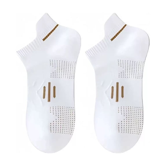 Havenx Men's sweat-absorbing lightweight breathable sports short socks,Brown