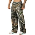 thumbnail image 1 of Havenx Mens Baggy Pants Camo Graphic Sweats Straight Wide Leg Elastic Waist Streetwear with Pockets Joggers Workout Casual Fashion Loose Fit Camouflage Clothes,Gray 3XL, 1 of 4