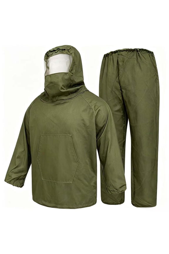 Mosquito Suit - Mosquito Repellent Clothing Men Women - Insect Bug Proof Net Mesh Clothing for Gardening,Green L