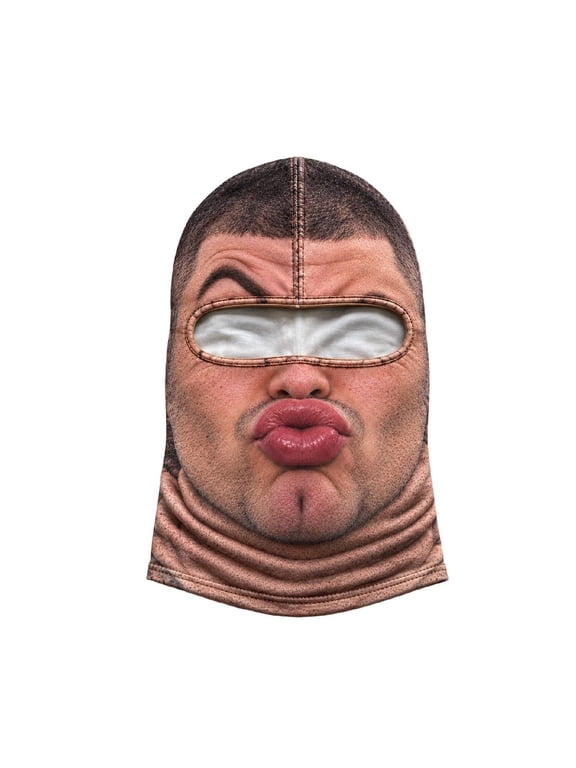 Old Man Ski Mask Funny Realistic Face Balaclava 3D Printed Full Face Winter With Neck Coverage, Novelty Winter Face Cover for Skiing Snowboarding Outdoor Parties and Funny Gifts