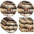 thumbnail image 1 of Havercamp Aged to Perfection Party for 16! For the adult getting better with age. Aged Whiskey Barrel Theme for Birthdays & More! Includes Two Sizes Paper Plates & Napkins., 1 of 8