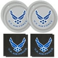 thumbnail image 1 of Havercamp U.S. Air Force Licensed Party for 16 guests! Includes 16- 7 in. Dessert Plates and 16 Luncheon Napkins with the U.S. Air Force Logo., 1 of 6