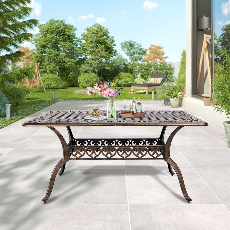 cheap patio sets with umbrella wish 10ft Large Round Cantilever Base Included, Windproof Offset Umbrella with 360Rotation and 0.07" Thickened Aluminum Pole, Heavy Larger Size Umbrella Hole Patio Dining Sets