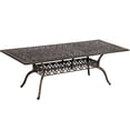 thumbnail image 1 of Haverchair 86.6”Outdoor Patio Anti-Rust Cast Aluminum Rectangle Table Set with 2.0" Umbrella Hole, 1 of 8