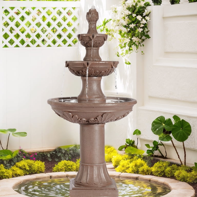 Haverchair Outdoor Pineapple Italian Water Fountain - 48.4