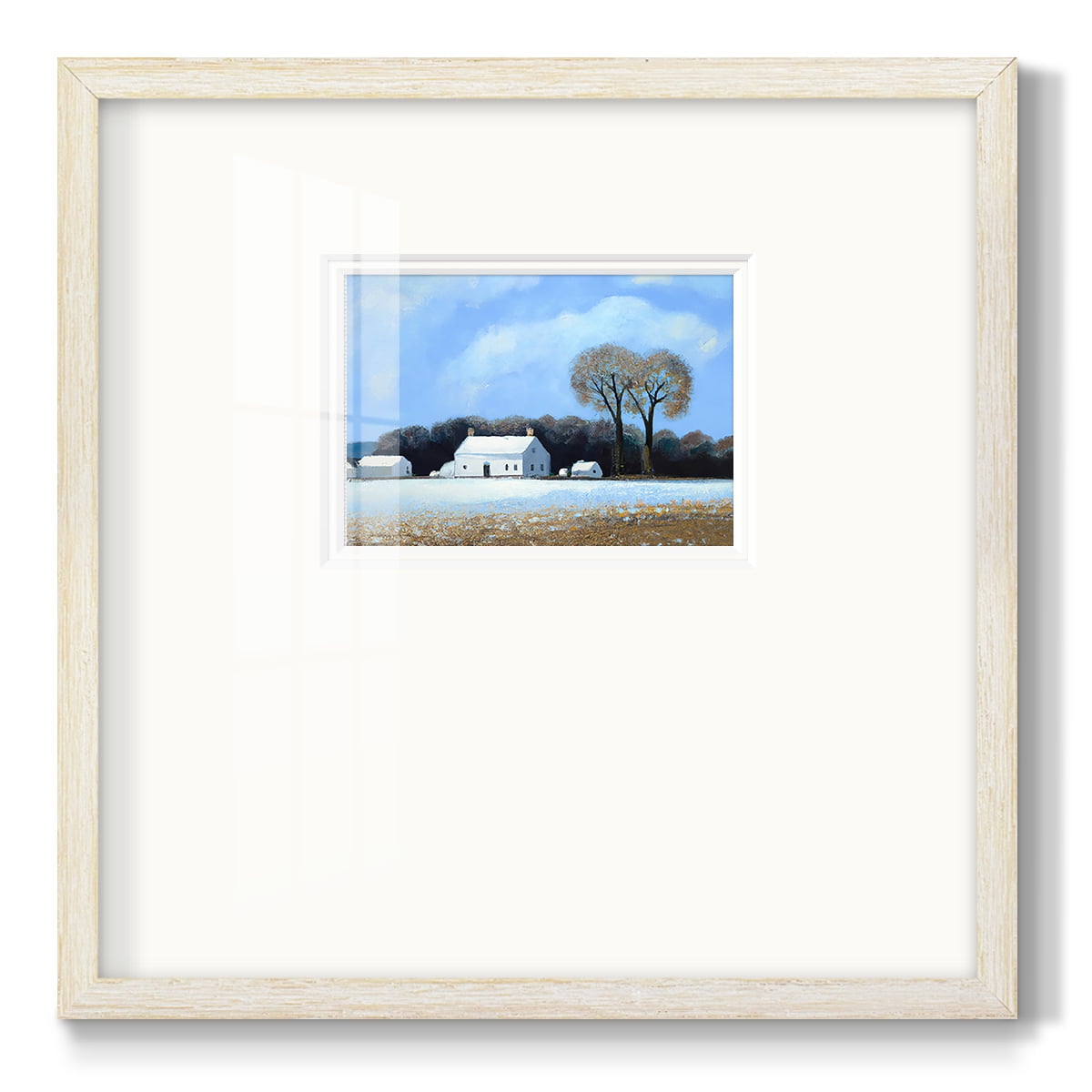 Haverst BarnPremium Framed Print