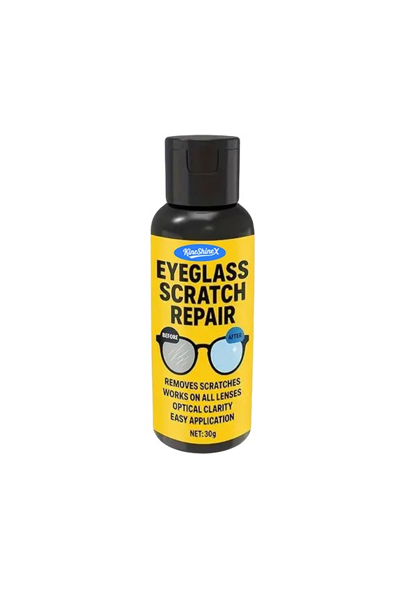 Glass Scratch Repair Cream, Scratch & Yellowing Remover for Eyeglasses, Watch & Screen, Restores Clarity for Glass Surfaces