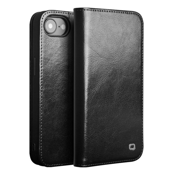 Havilah For iPhone 16e Dual-side Magnetic Lock Horizontal Flip Leather Phone Case For iPhone 16e Case Cover(Black)