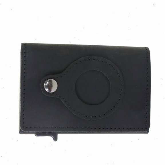 Havilah Men’s Wallet Anti-Theft Positioning Card Holder Mini Wallet Black