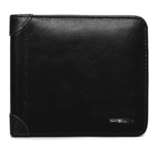 Havilah Men’s Wallet Leather Business Smart Anti-Lost Anti-Theft Black