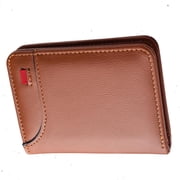 Havilah Men s Wallet Multi-Position Vertical ID Card Holder Mini Purse Brown-Wave Texture