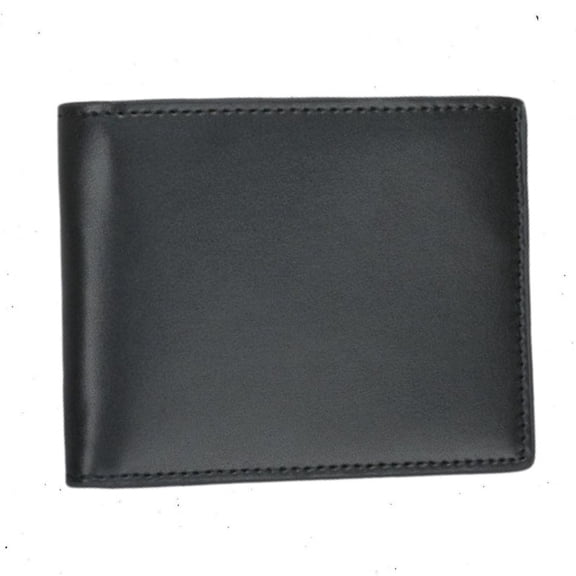 Havilah Men’s Wallet RFID Anti-Skimming Billfold Short Style Plain Black