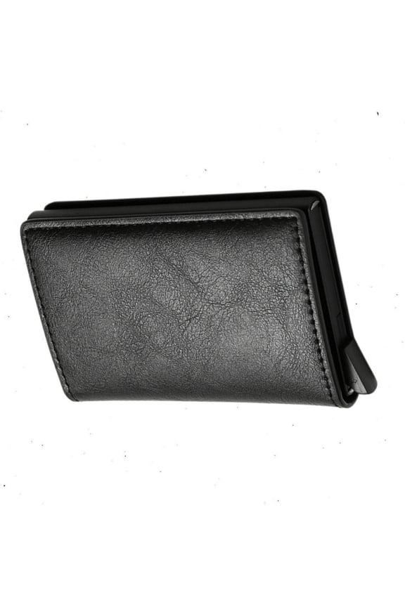 Men’s Wallet RFID Carbon Fiber Wallet Black