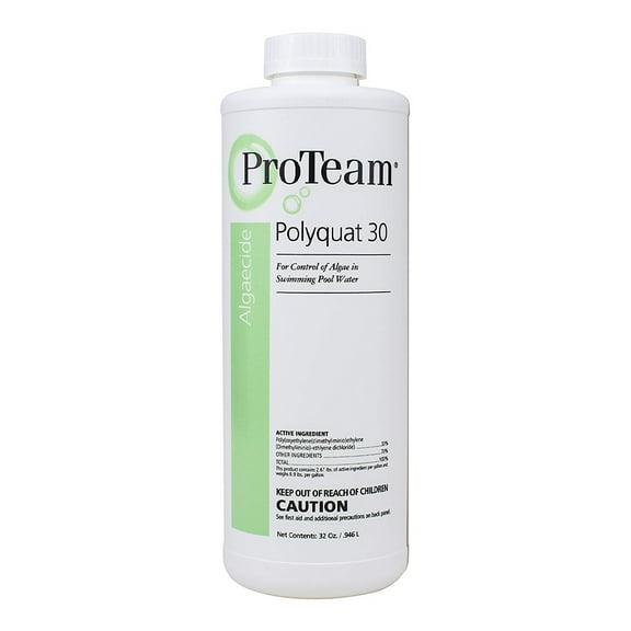 ProTeam Polyquat 30 1qt Control Algae Growth in Swimming Pools Water Non-Foaming