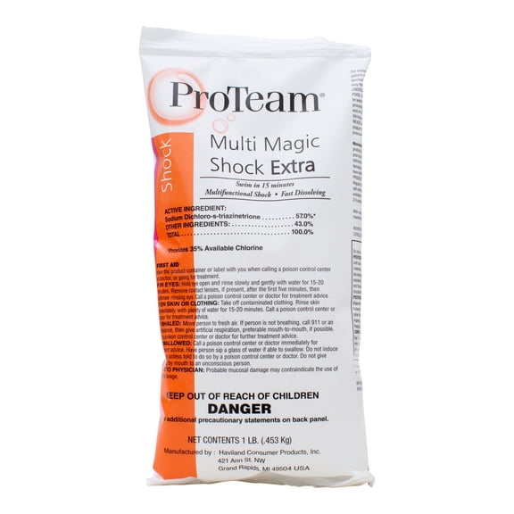 Havilland ProTeam Multi Magic Shock Extra (1 lb) Helps Control Algae Pool Chemicals