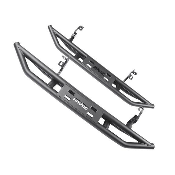 Havoc by RealTruck TrailCrawler Steps | Pair, Steel, Black | HFB-06-001 | Compatible with 2021-2024 Ford Bronco 2-Door