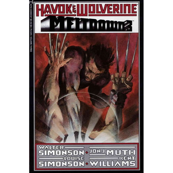 Havok And Wolverine: Meltdown #3 VF ; Epic Comic Book