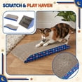 thumbnail image 1 of Havok Pipi Tao M - Type Simple Corrugated Paper Cat Scratching Board, Wear - Resistant Cat Scratcher For Cats, Pet Toy For Kitten Play And Claw Grinding, Cat Scratching Pad For, 1 of 7
