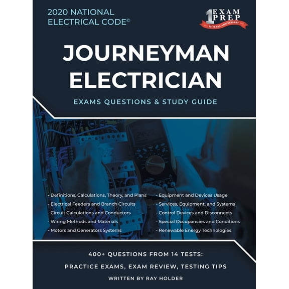 Hawaii 2020 Journeyman Electrician Exam Study Guide and Questions: 400+ Questions for study on the National Electrical C, (Paperback)