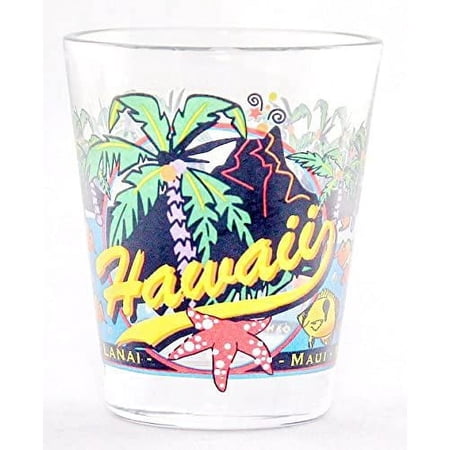 Hawaii 3 View Shot glass