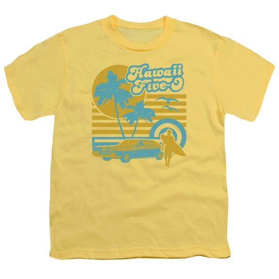 Hawaii 5 0 5 0 Surfer Youth 18/1 T-Shirt Banana