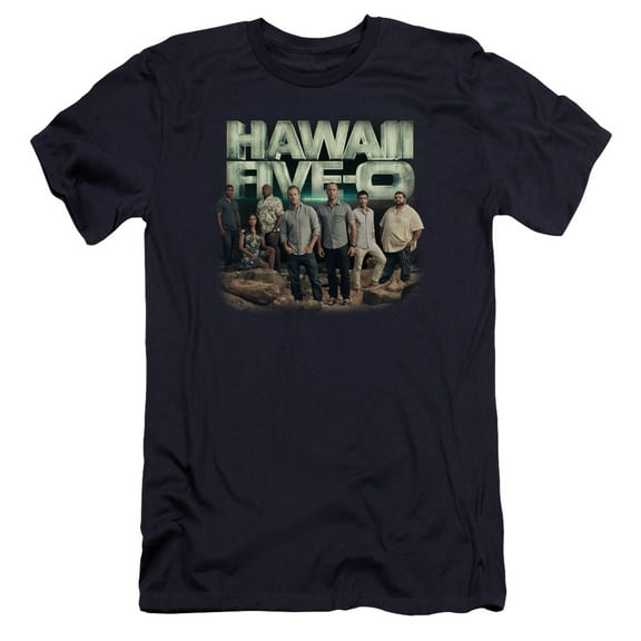 Hawaii 5 0 - Cast - Premium Slim Fit Short Sleeve Shirt - Large