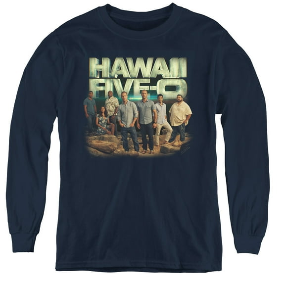 Hawaii 5 0 - Cast - Youth Long Sleeve Shirt - Medium