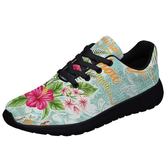 Hawaii A hui hou Shoes Sneakers for Women Men Black Size 3.5