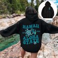 thumbnail image 1 of Hawaii Aloha State Hoodie Unisex Red Pullover Sweatshirt with Graphic Print Comfortable and Stylish, 1 of 1