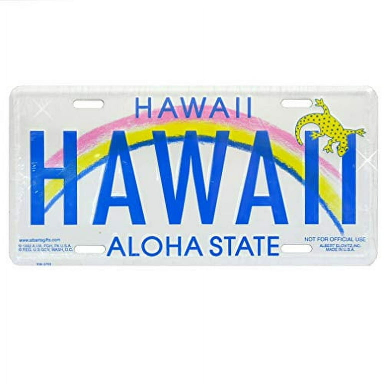 Hawaii' Aloha State License Plate - Walmart.com