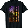 thumbnail image 1 of Hawaii Aloha State Tropic Islands Vintage US Flag Tee T-Shirt, 1 of 5