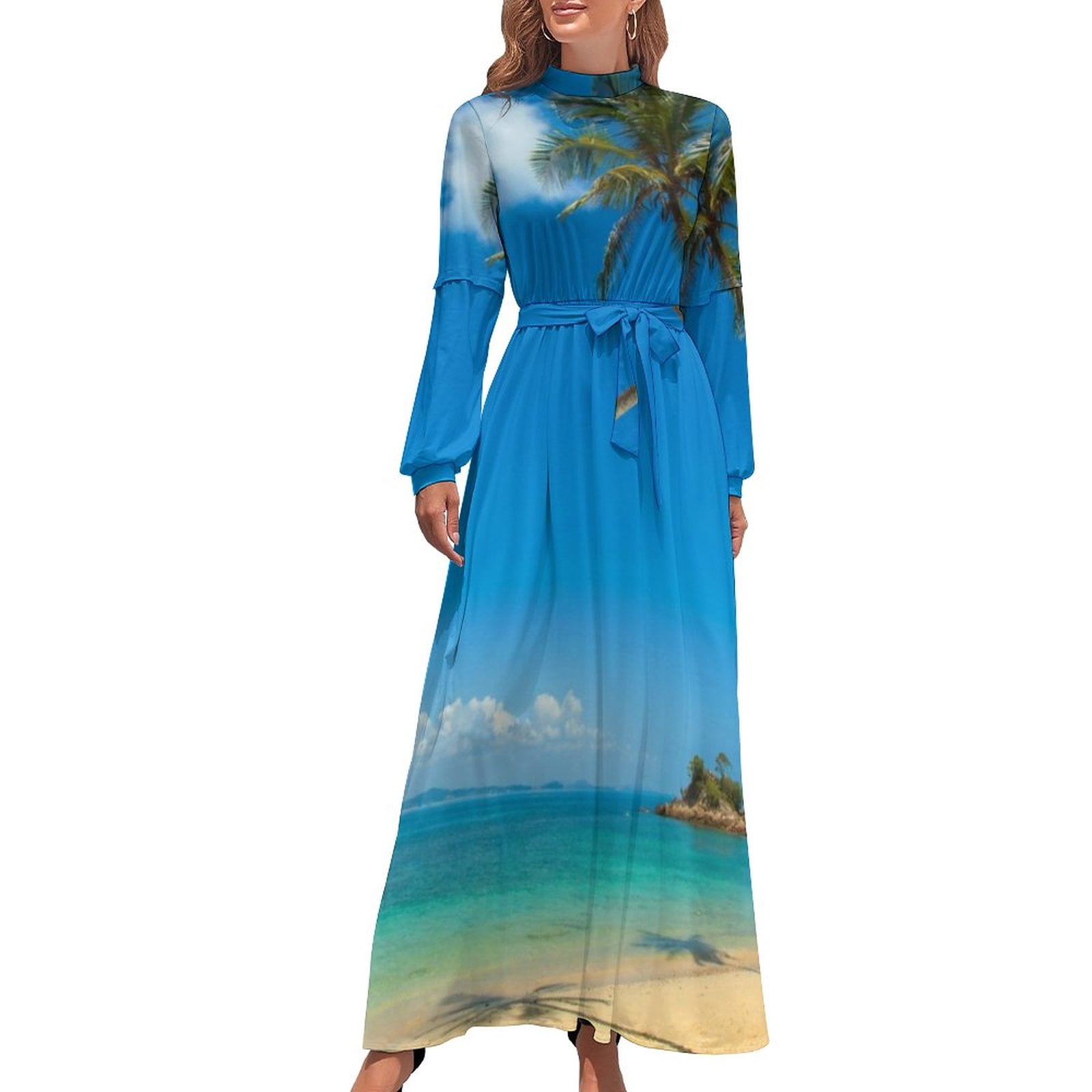 Fashion Palm Maxi Dress Fashion Nova Tropical Palm Mustard Maxi Dress