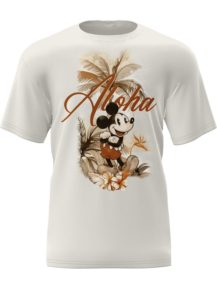 Hawaii Beach Life Mic Disney Mens Adult Tee Shirt