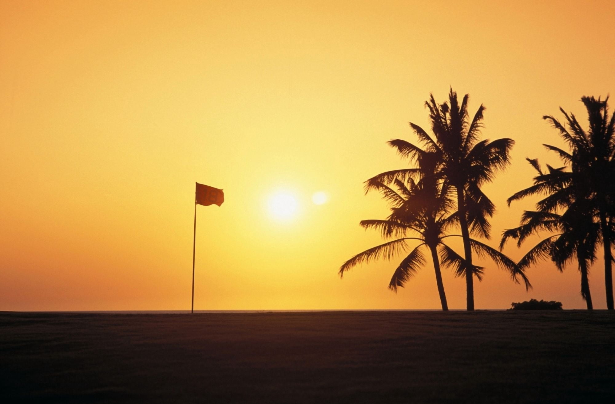 Hawaii Big Island Kohala Coast Mauna Kea Beach Resort Mauna Kea Golf Course Canvas Art - Carl Shaneff Design Pics (17 x 11)
