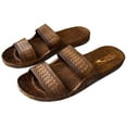 thumbnail image 1 of Hawaii Brown and Black Jesus Sandals for Kids, Boys and Girls Footwear, Children Sandal Run 2 Size Smaller than US Size., 1 of 5