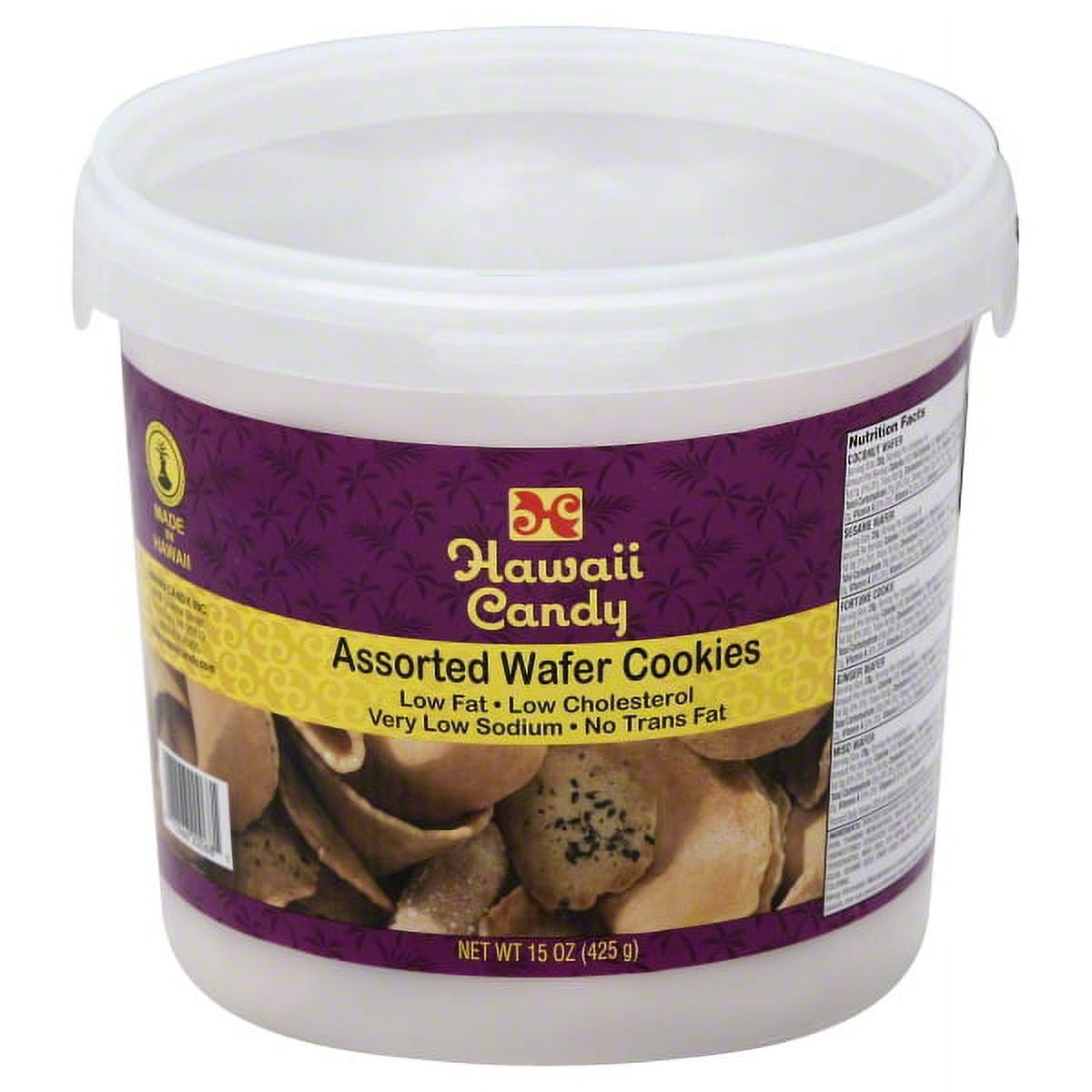Hawaii Candy Assorted Wafer Cookies, 15 Oz.
