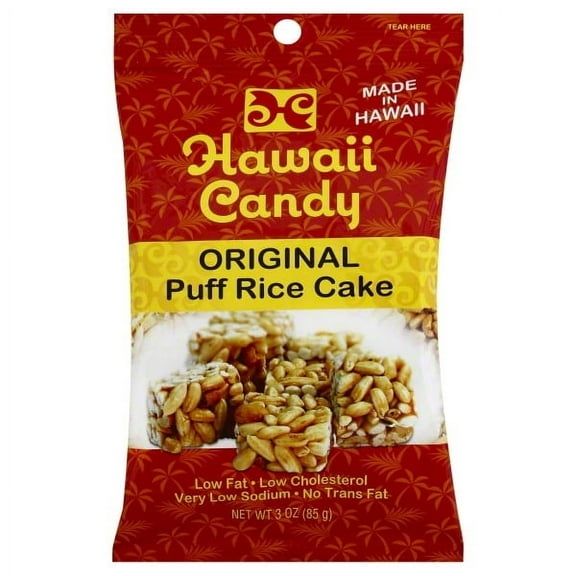Hawaii Candy Original Puff Rice Cake, 3 Oz.
