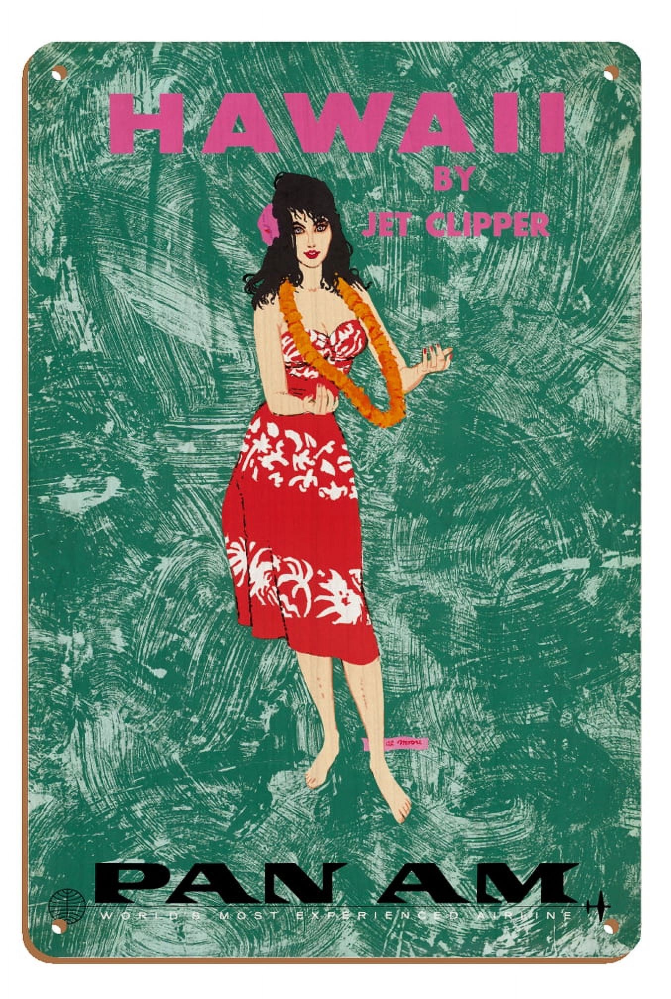 Hawaii by Clipper - Hawaiian Hula Dancer - Pan American World