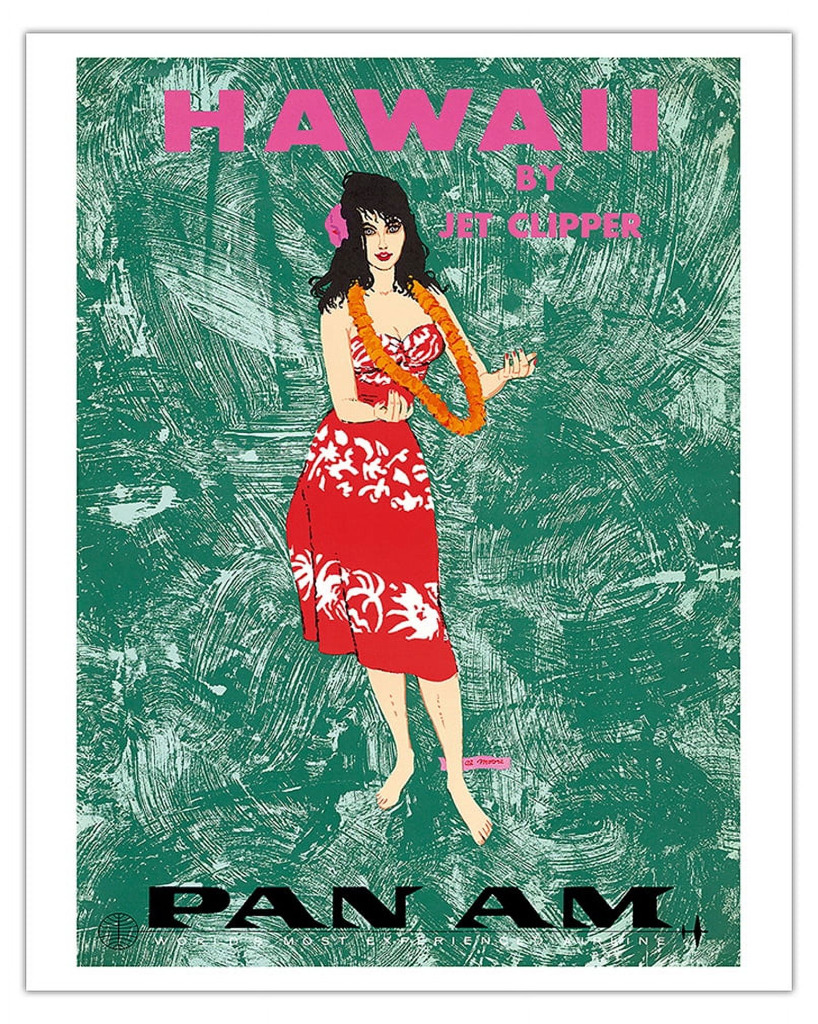 Hawaii by Clipper - Hawaiian Hula Dancer - Pan American World