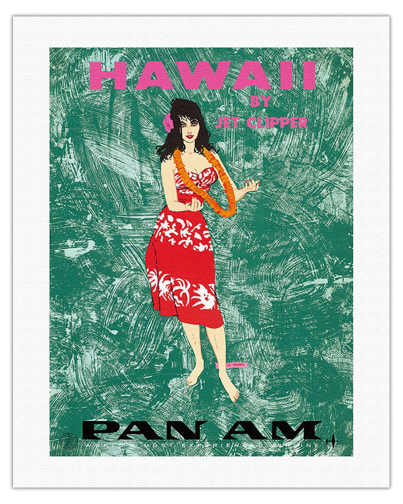 Hawaii by Clipper - Hawaiian Hula Dancer - Pan American World