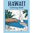 thumbnail image 1 of Hawaii Coloring Book, Coloring Books for Adults: Hawaii Themes and Landmarks Coloring Pages, Kamehameha, Nene Bird, Sail, (Paperback), 1 of 1
