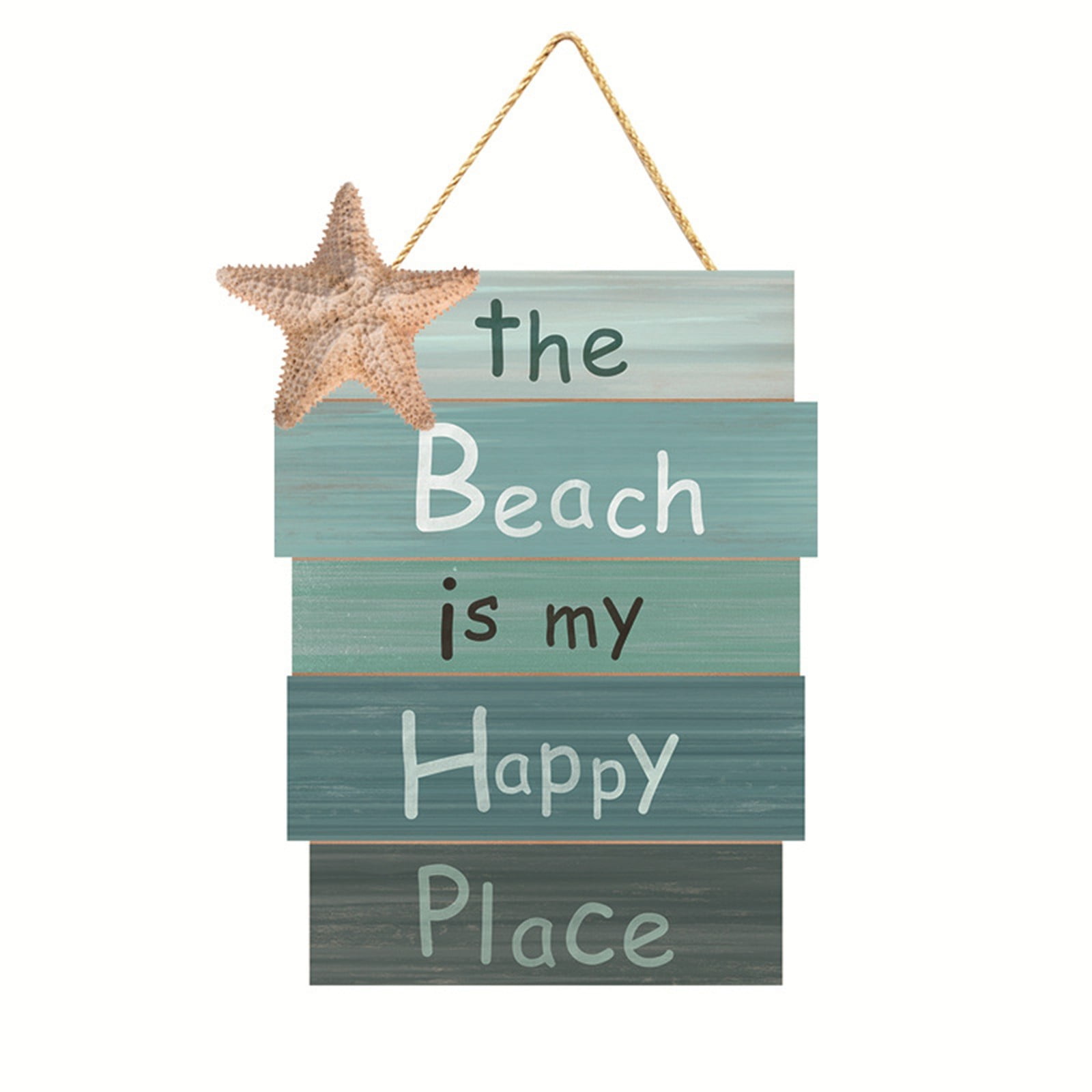 Hawaii Creative Alien Wood Hanger Summer Beach Theme Door