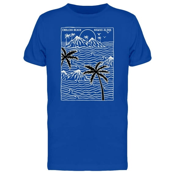 Hawaii Endless Beach Aloha Tee Men's -Image by Shutterstock