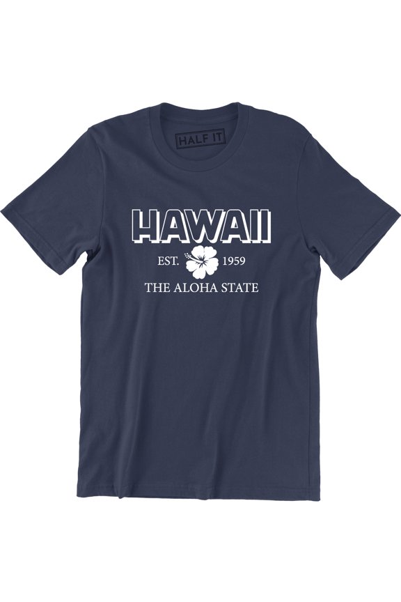 Hawaii Est. 1959 Established State Usa America History Men's T-Shirt