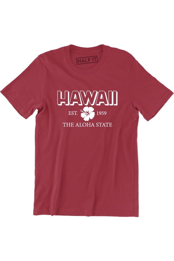 Hawaii Est. 1959 Established State Usa America History Men's T-Shirt