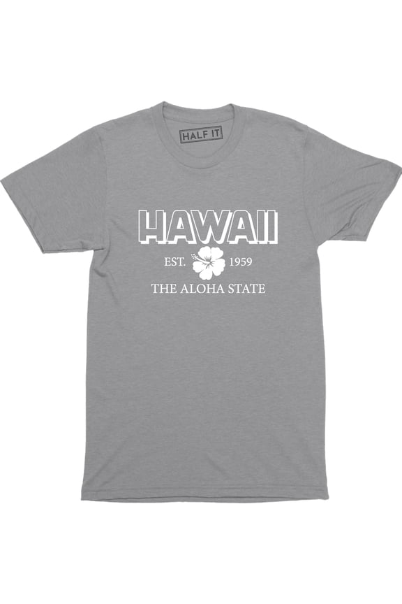 Hawaii Est. 1959 Established State Usa America History Men's T-Shirt