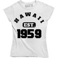 thumbnail image 1 of Hawaii Est. 1959 Established State Usa America History Womens T-Shirt, 1 of 4