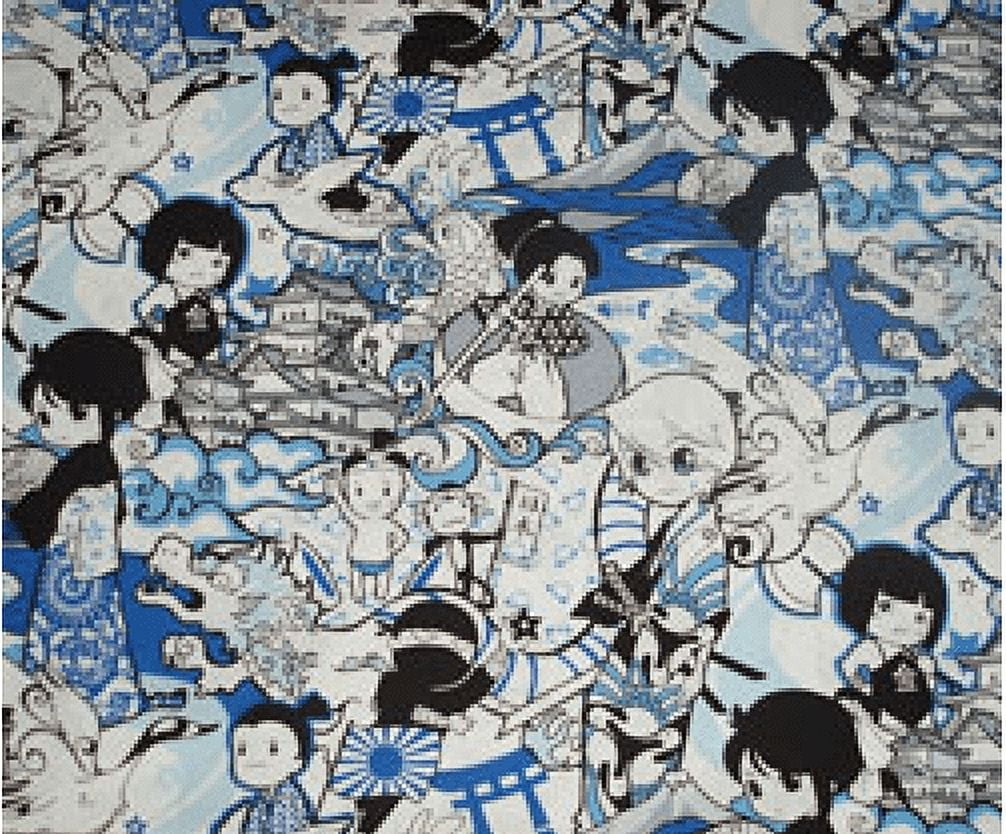 Hawaii Fabric Cotton Kids Print Assorted Fabric, per Yard