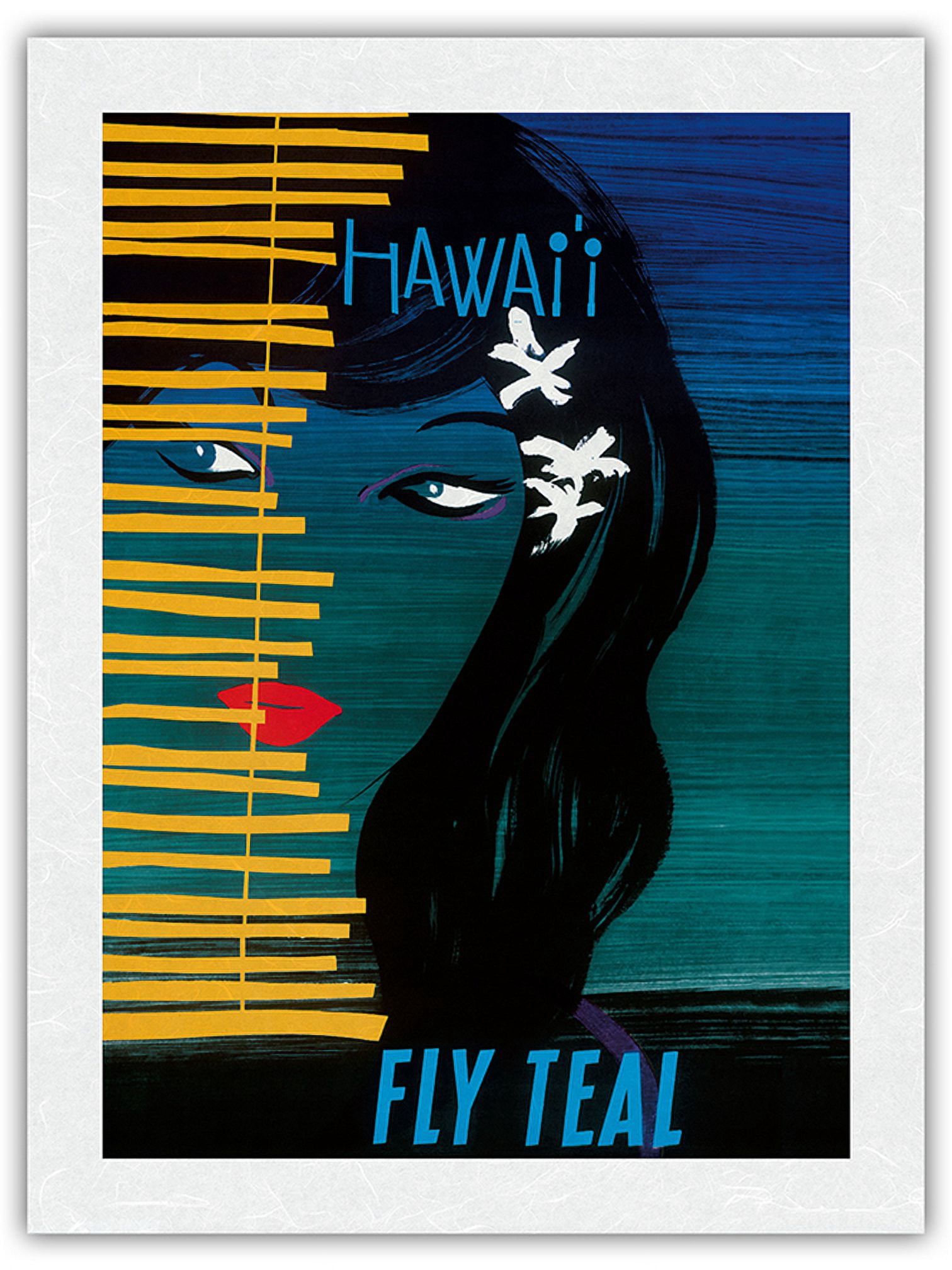 Hawaii-Fly Teal (Tasman Empire Airways Limited)-Wahine (Girl) with ...