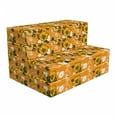 thumbnail image 1 of Hawaii Foldable Mattress, Orange Tones Spring Blossom, 74.8" x 35.4", Marigold Army Green, by Ambesonne, 1 of 6